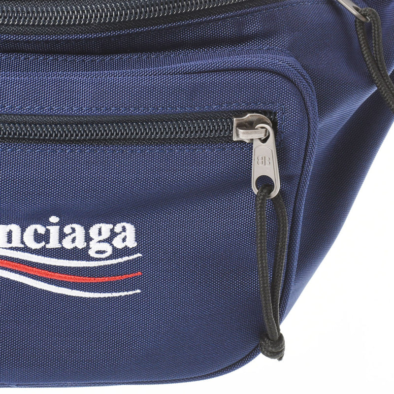 Balenciaga Balenciaga皮带袋探险家海军482389男女通用尼龙身体袋新二手Ginzo