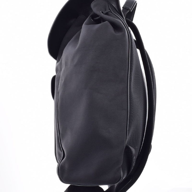 DIOR HOMME Dior Om Saddle Backpack Black Men's Nylon Buck Daypack A Rank used Ginzo
