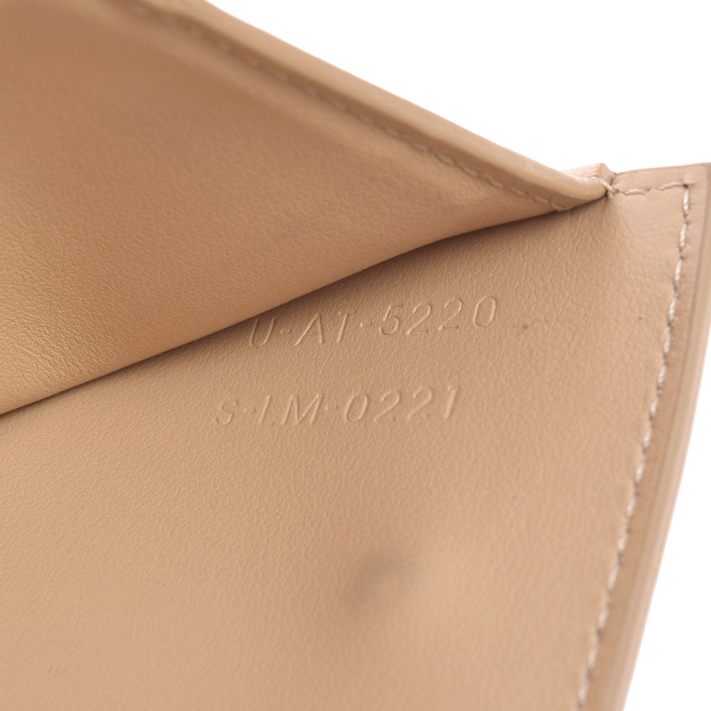 セリーヌスモール トリフォールド ウォレット ベージュ レディース 三