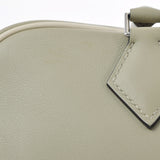 HERMES エルメス プリュム 28 セージ/クレ シルバー金具 X刻印(2016年頃) レディース ヴォースイフト  ハンドバッグ ABランク 中古 銀蔵