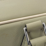 HERMES エルメス プリュム 28 セージ/クレ シルバー金具 X刻印(2016年頃) レディース ヴォースイフト  ハンドバッグ ABランク 中古 銀蔵