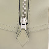 HERMES エルメス プリュム 28 セージ/クレ シルバー金具 X刻印(2016年頃) レディース ヴォースイフト  ハンドバッグ ABランク 中古 銀蔵