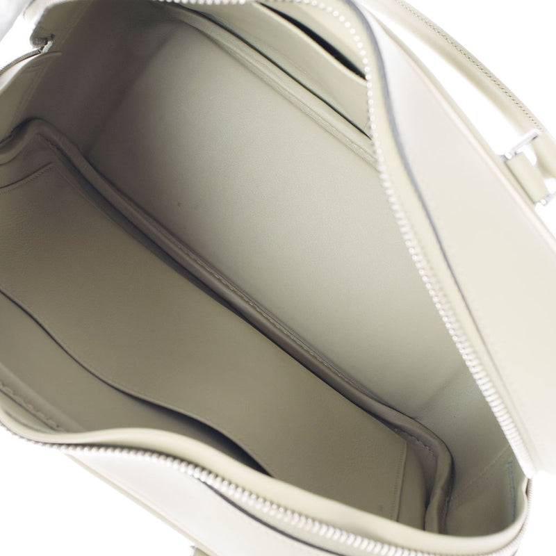 HERMES Hermes Plum 28 Sage/Cle Silver metal fittings x engraved (around 2016) Ladies Voice IIF Handbag AB Rank Used Ginzo