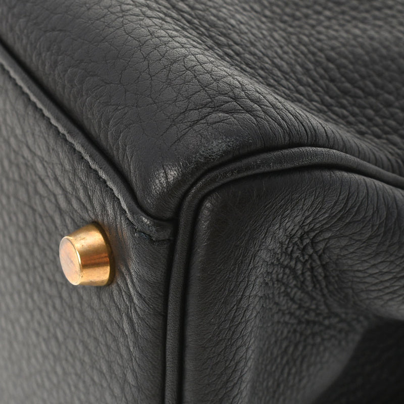 HERMES Hermes Hermes Kelly 35 Inner sewing black gold metal fittings □ A engraved (around 1997) Unisex Toryon Lemance Handbag AB Rank Used Ginzo