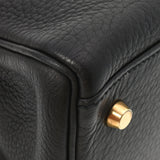 HERMES Hermes Hermes Kelly 35 Inner sewing black gold metal fittings □ A engraved (around 1997) Unisex Toryon Lemance Handbag AB Rank Used Ginzo