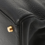 HERMES Hermes Hermes Kelly 35 Inner sewing black gold metal fittings □ A engraved (around 1997) Unisex Toryon Lemance Handbag AB Rank Used Ginzo