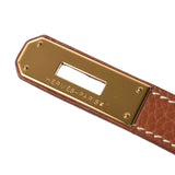 HERMES エルメス バーキン 35 ブリック ゴールド金具 □I刻印(2005年頃) ユニセックス トリヨンクレマンス ハンドバッグ ABランク 中古 銀蔵