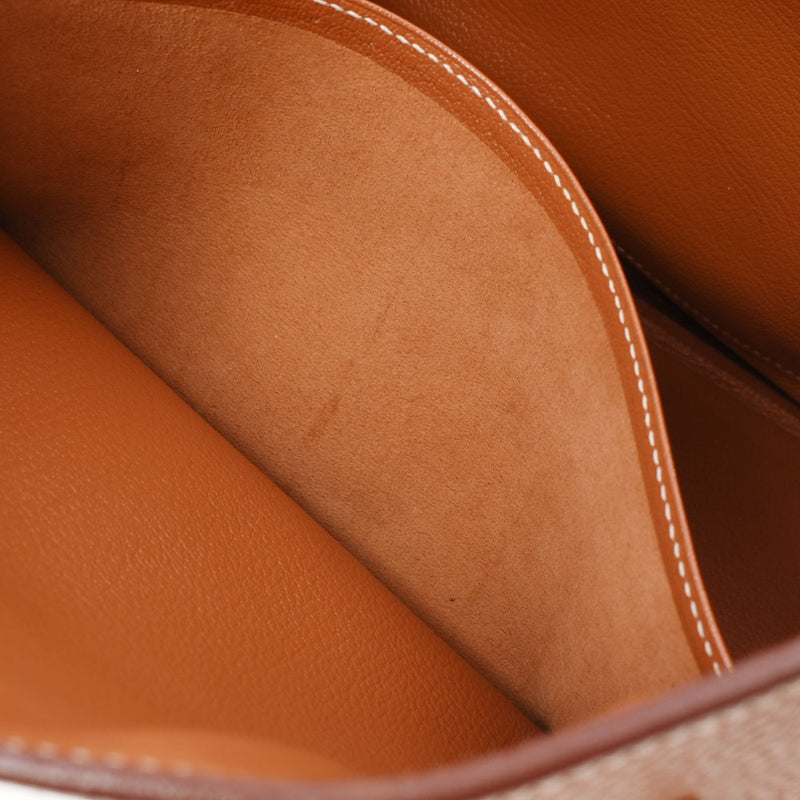 HERMES エルメス バーキン 35 ブリック ゴールド金具 □I刻印(2005年頃) ユニセックス トリヨンクレマンス ハンドバッグ ABランク 中古 銀蔵