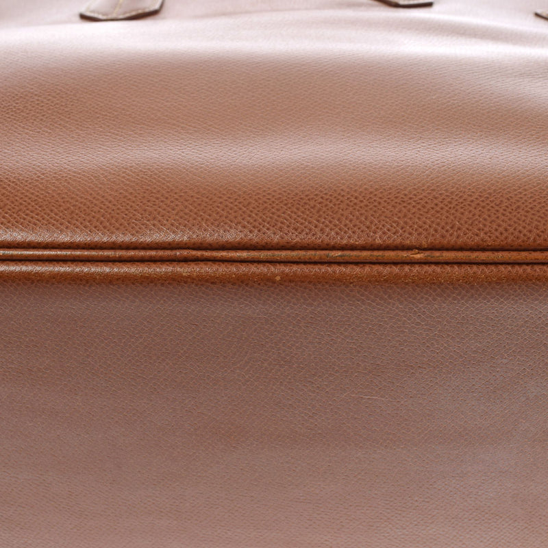 HERMES エルメス バーキン 35 ノワゼット パラジウム金具 □G刻印(2003年頃) ユニセックス リセ ハンドバッグ ABランク 中古 銀蔵