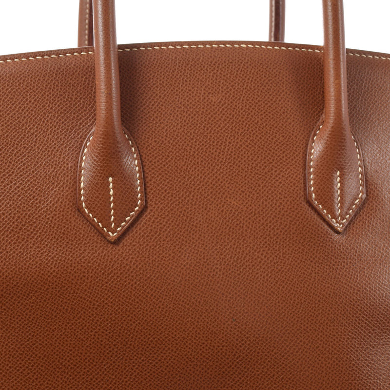 HERMES エルメス バーキン 35 ノワゼット パラジウム金具 □G刻印(2003年頃) ユニセックス リセ ハンドバッグ ABランク 中古 銀蔵