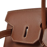 HERMES エルメス バーキン 35 ノワゼット パラジウム金具 □G刻印(2003年頃) ユニセックス リセ ハンドバッグ ABランク 中古 銀蔵