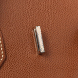 HERMES エルメス バーキン 35 ノワゼット パラジウム金具 □G刻印(2003年頃) ユニセックス リセ ハンドバッグ ABランク 中古 銀蔵