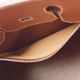 HERMES エルメス バーキン 35 ノワゼット パラジウム金具 □G刻印(2003年頃) ユニセックス リセ ハンドバッグ ABランク 中古 銀蔵