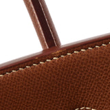 HERMES エルメス バーキン 35 ノワゼット パラジウム金具 □G刻印(2003年頃) ユニセックス リセ ハンドバッグ ABランク 中古 銀蔵