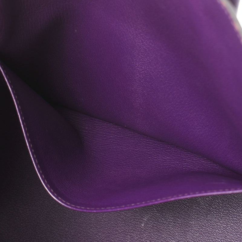 HERMES エルメス バーキン 35 ウルトラバイオレット パラジウム金具 □P刻印(2012年頃) ユニセックス トリヨンクレマンス ハンドバッグ Aランク 中古 銀蔵