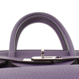 HERMES エルメス バーキン 35 ウルトラバイオレット パラジウム金具 □P刻印(2012年頃) ユニセックス トリヨンクレマンス ハンドバッグ Aランク 中古 銀蔵