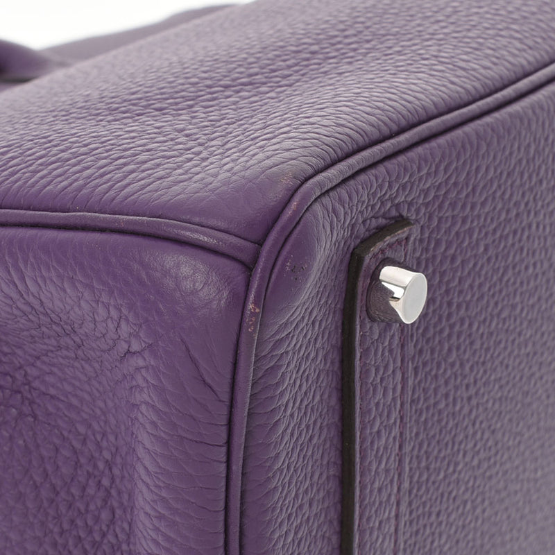 HERMES Hermes Birkin 35 Ultra Violet Paladium Bracket □ P engraved (around 2012) Unisex Toryon Lemance Handbag A Rank used Ginzo