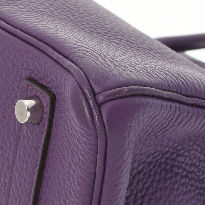 HERMES Hermes Birkin 35 Ultra Violet Paladium Bracket □ P engraved (around 2012) Unisex Toryon Lemance Handbag A Rank used Ginzo