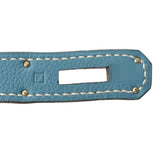 HERMES エルメス バーキン35 ブルージーン パラジウム金具 □F刻印(2002年頃) ユニセックス トゴ ハンドバッグ ABランク 中古 銀蔵