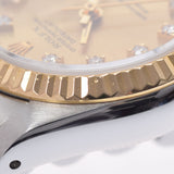 ROLEX Rolex Datejust 10P Diamond 69173G Ladies YG/SS Watch Automatic Champagne Dial A Rank used Ginzo