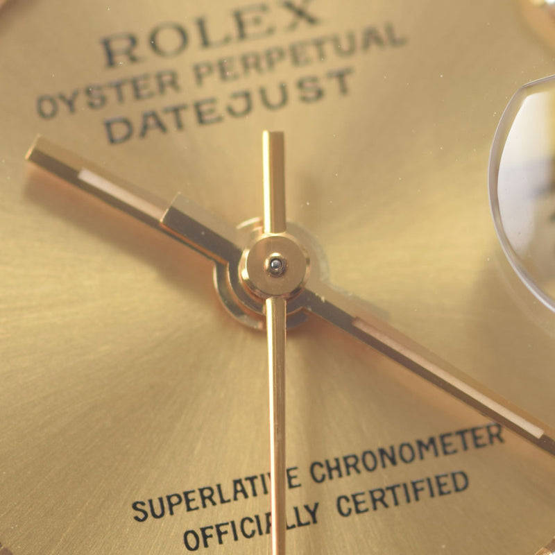 ROLEX ロレックス デイトジャスト 10Pダイヤ 69173G レディース YG/SS 腕時計 自動巻き シャンパン文字盤 Aランク 中古 銀蔵