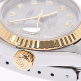 ROLEX Rolex Datejust 10P Diamond 69173G Ladies YG/SS Watch Automatic Wrap Dial A Rank Used Ginzo