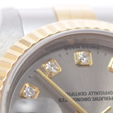 ROLEX Rolex Datejust 10P Diamond 69173G Ladies YG/SS Watch Automatic Wrap Dial A Rank Used Ginzo