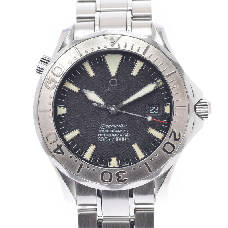 OMEGA オメガ シーマスタープロフェッショナル 2230.50 メンズ SS 腕時計 自動巻き 黒文字盤 ABランク 中古 銀蔵