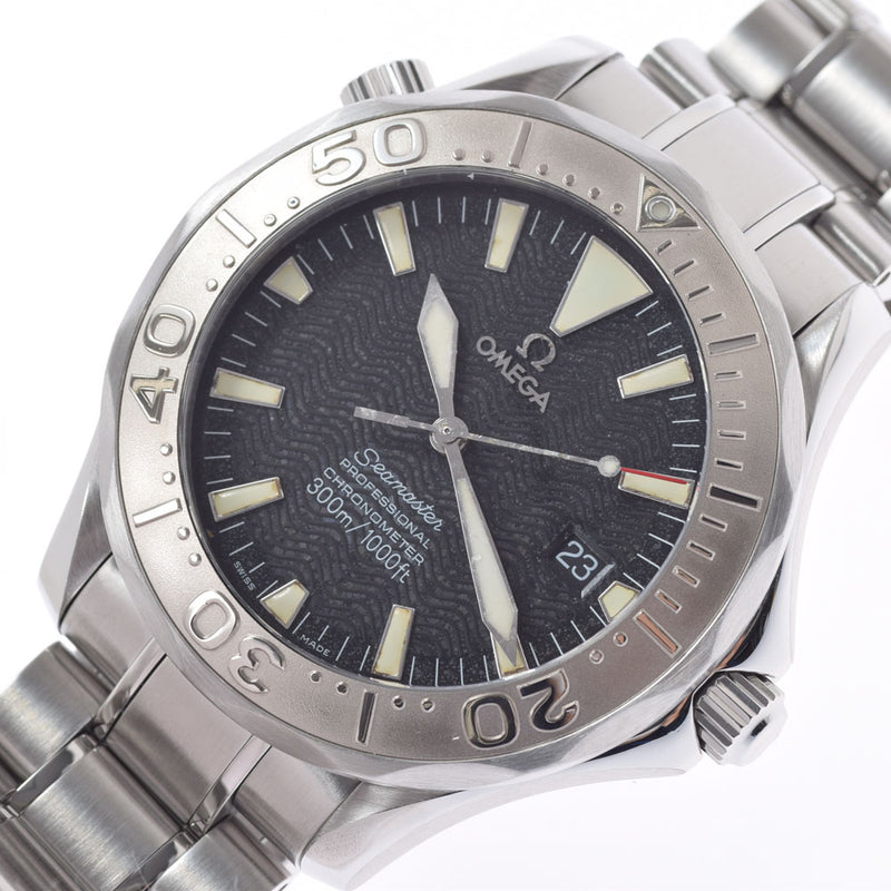 Omega Omega Sea Master Professional 2230.50男士观看自动黑色表盘AB级使用Ginzo