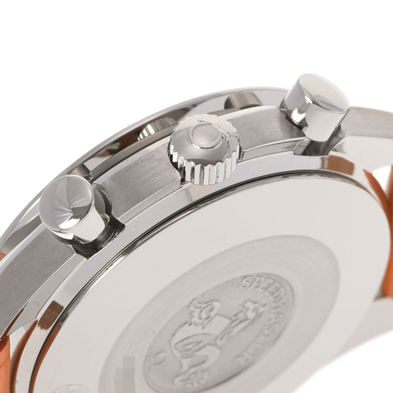 OMEGA オメガ スピードマスター 3834.78 メンズ SS/革 腕時計 自動巻き ホワイトシェル文字盤 Aランク 中古 銀蔵