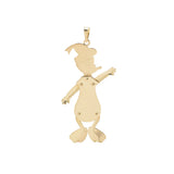 Other Donald Duck Unisex K18YG Pendant Top A Rank used Ginzo