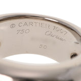 CARTIER カルティエ ヌーベルバーグ #50 10号 レディース K18WG リング・指輪 Aランク 中古 銀蔵