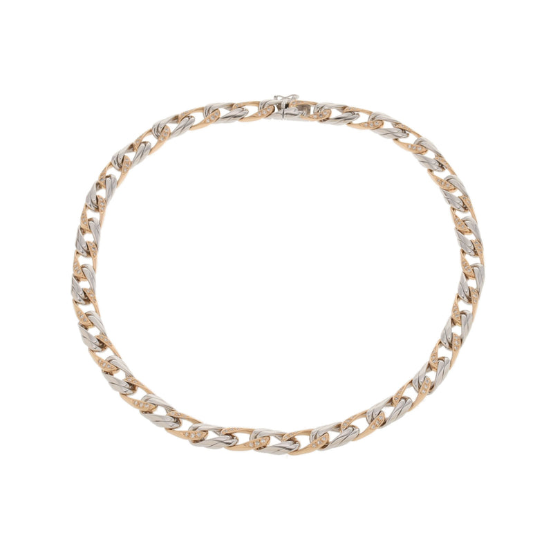 [Summer Selection] Ginzo used PIAGET [Piaget] Diamond Necklace/K18PG/WG Ladies