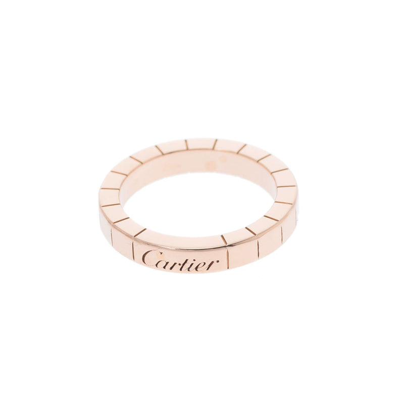 Cartier Cartier Cartier Laniere＃48 Gold No. 8 Men's K18PG戒指 /戒指A级使用Ginzo