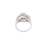 Other diamonds 1.27ct No. 12 Ladies PT900 Ring / Ring A Rank used Ginzo