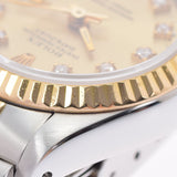 ROLEX Rolex Datejust 10P Diamond 69173G Ladies YG/SS Watch Automatic Champagne Dial A Rank used Ginzo