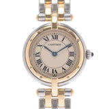 Cartier Cartier Pan Tail Vandome 2 Row SM Size Ladies YG/SS Watch Quartz Ivory Dial A Rank Used Ginzo