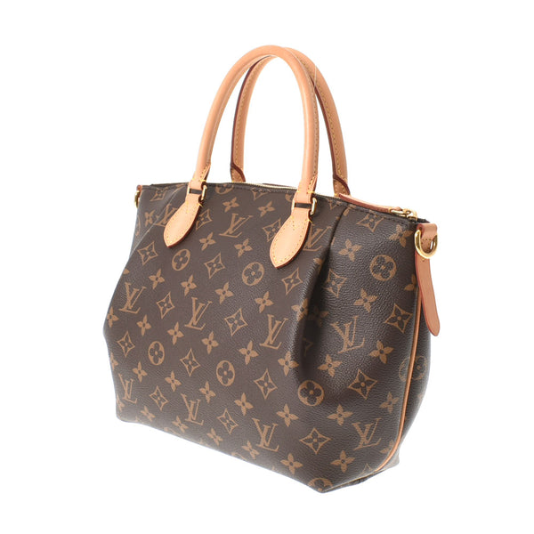 LOUIS VUITTON ルイヴィトン モノグラム テュレン PM 2WAY ブラウン M48813 レディース モノグラムキャンバス ハンドバッグ Aランク 中古 銀蔵