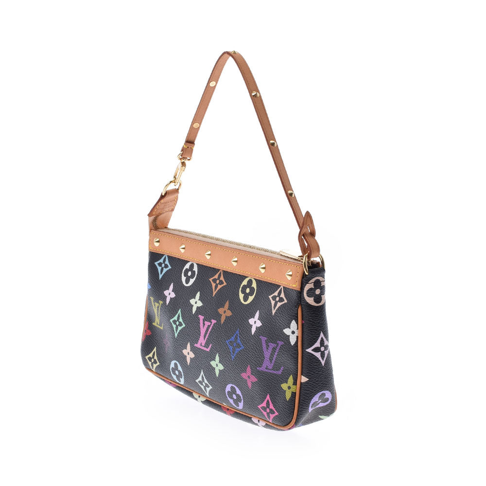 ルイヴィトンポシェット アクセソワール 14144 ノワール レディース