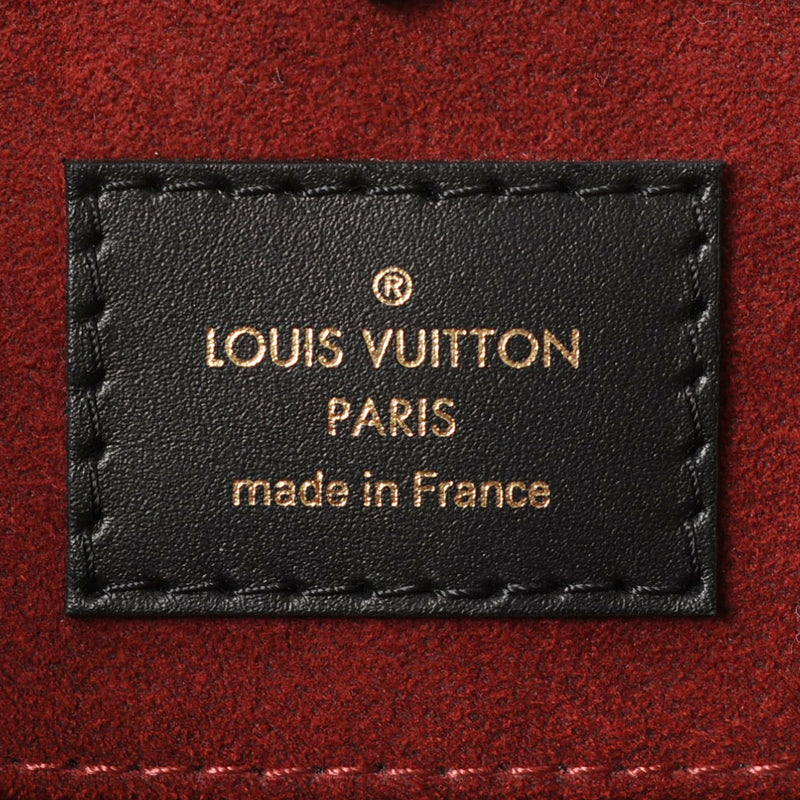 LOUIS VUITTON Louis Vuitton Monogram Amplant Onzago MM 2WAY Black/Beige M45495 Unisex Leather Tote Bag AB Rank used Ginzo