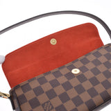 路易·威登（Louis Vuitton）路易·威登（Louis Vuitton）达米尔（Damier）饲养员棕色N51299女士DAMI CAMBUS皮革手提包A级使用Ginzo