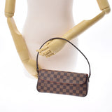 LOUIS VUITTON Louis Vuitton Damier Recolator Brown N51299 Ladies Dami Cambus Leather Handbag A Rank Used Ginzo