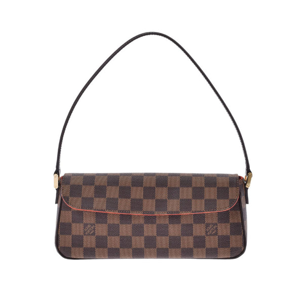 路易·威登（Louis Vuitton）路易·威登（Louis Vuitton）达米尔（Damier）饲养员棕色N51299女士DAMI CAMBUS皮革手提包A级使用Ginzo