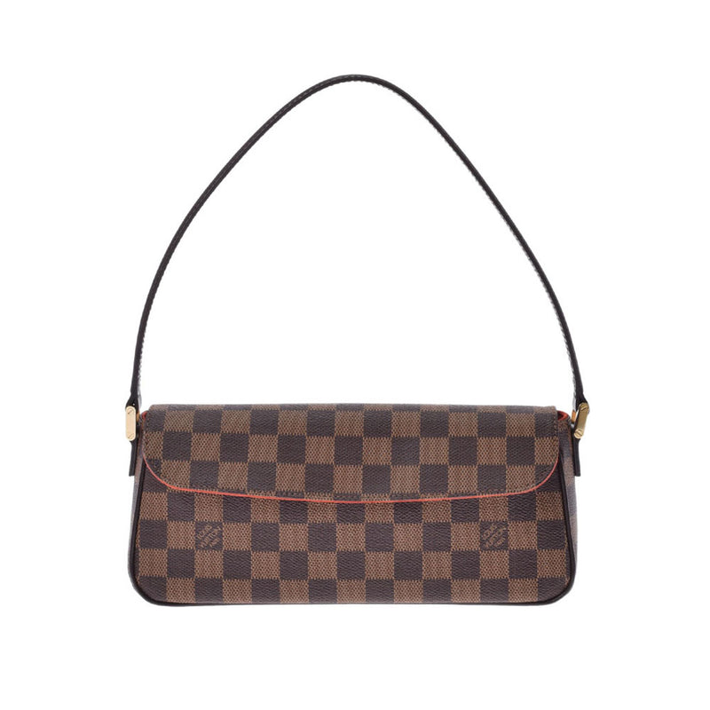 LOUIS VUITTON ルイヴィトン ダミエ レコレーター ブラウン N51299 レディース レザー ハンドバッグ Aランク 中古 銀蔵