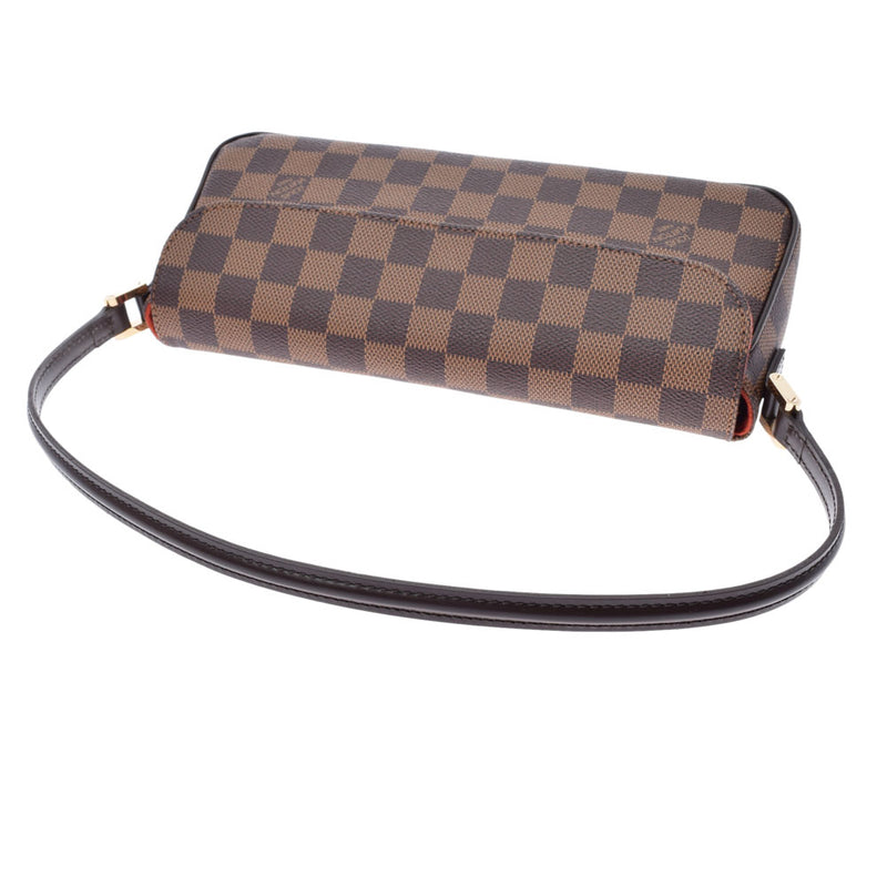 LOUIS VUITTON ルイヴィトン ダミエ レコレーター ブラウン N51299 レディース レザー ハンドバッグ Aランク 中古 銀蔵