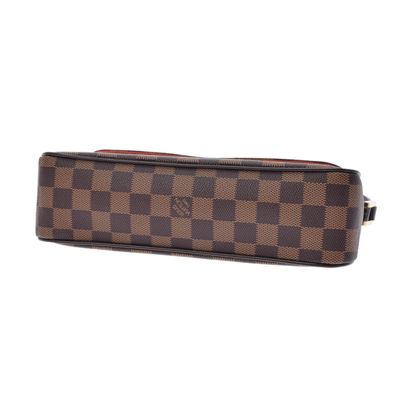 路易·威登（Louis Vuitton）路易·威登（Louis Vuitton）达米尔（Damier）饲养员棕色N51299女士DAMI CAMBUS皮革手提包A级使用Ginzo