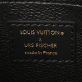 LOUIS VUITTON Louis Vuitton Lv x UF Red/Black Gold Bracket M45548 Ladies Leather Accessory Pouch AB Rank Used Ginzo