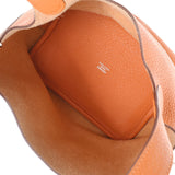 HERMES エルメス ピコタンロック PM  オレンジ シルバー金具 □M刻印(2009年頃) レディース トリヨンクレマンス ハンドバッグ Bランク 中古 銀蔵