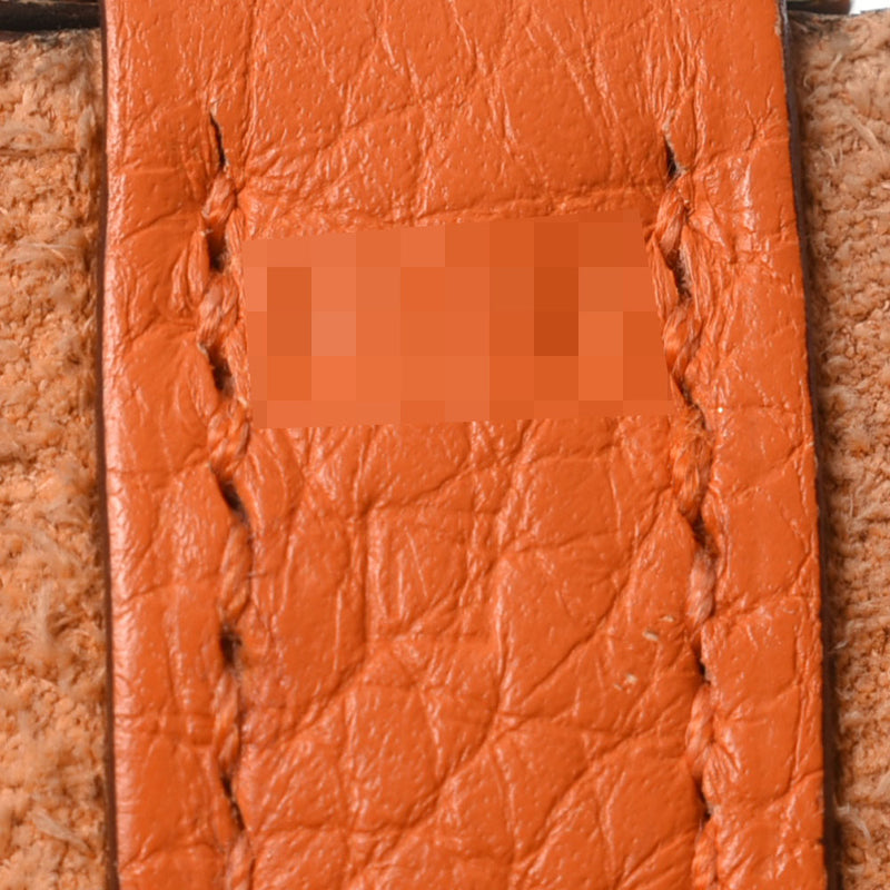 HERMES エルメス ピコタンロック PM  オレンジ シルバー金具 □M刻印(2009年頃) レディース トリヨンクレマンス ハンドバッグ Bランク 中古 銀蔵