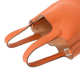 HERMES エルメス ピコタンロック PM  オレンジ シルバー金具 □M刻印(2009年頃) レディース トリヨンクレマンス ハンドバッグ Bランク 中古 銀蔵